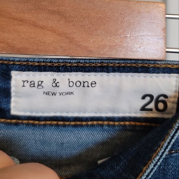 🆕️ Rag & Bone Nina High Rise Ankle Cigarette Jeans in Jasper - Picture 3 of 10